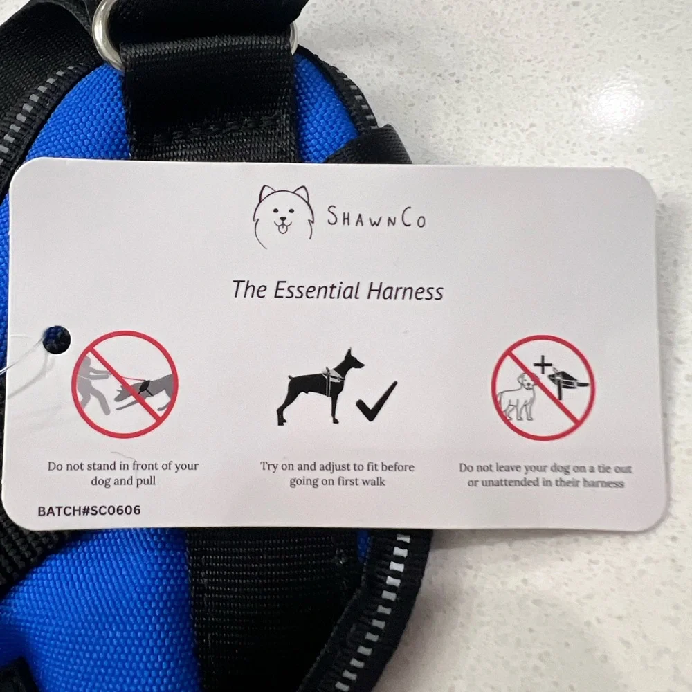 ShawnCo Adjustable Dog Harness No Pull Pet Vest New‎ Size Small